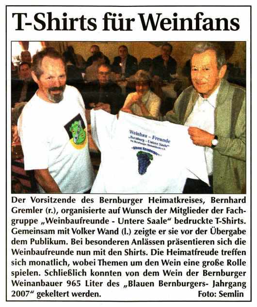 Pressebeitrag Wochenspiegel